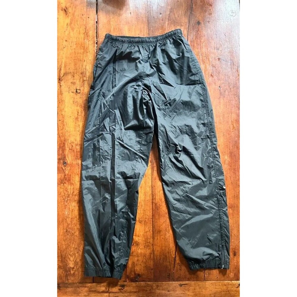 Y2k Vintage Nike Athletic Pants Black Satin Tag Large